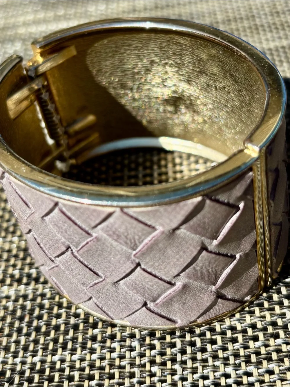 Woven Leather Smartwatch Band -